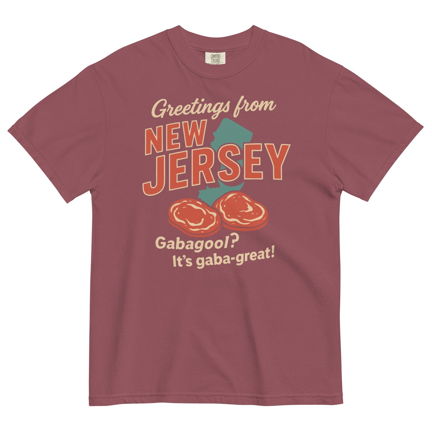 Greetings From New Jersey Men's Relaxed Fit Tee