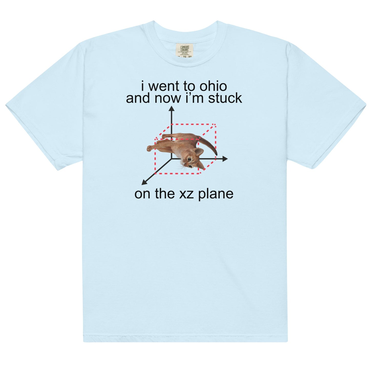 Stuck on the XZ Plane Unisex t-shirt