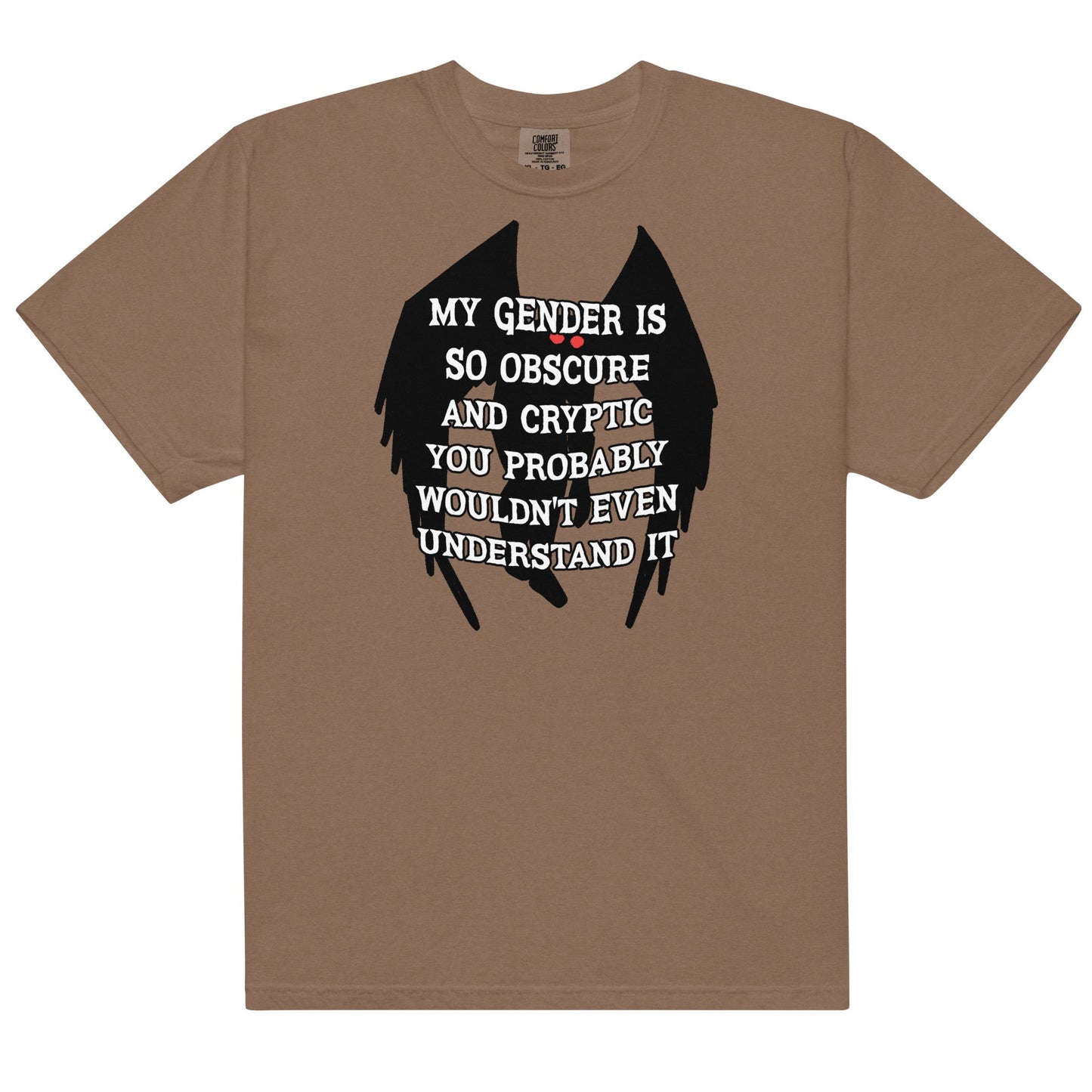 Gender Is Obscure and Cryptic (Mothman) Unisex t-shirt