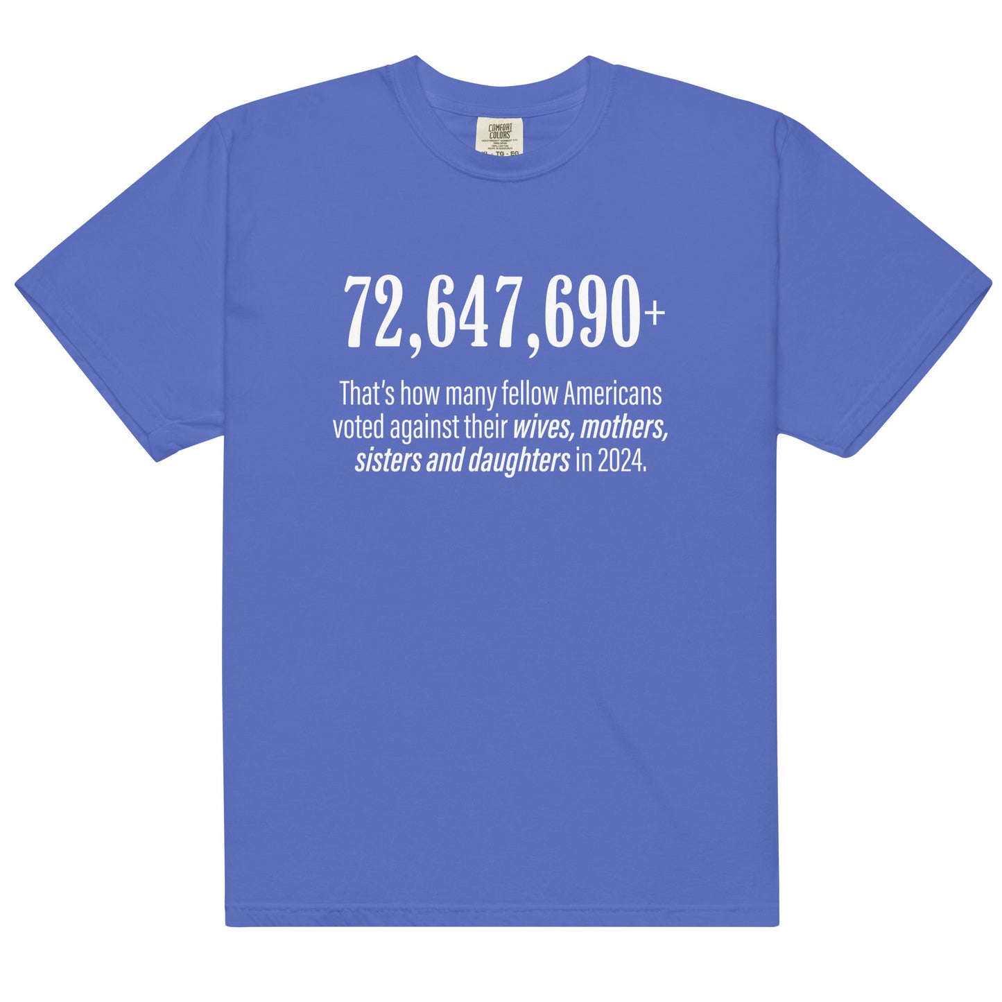 72,647,690+ Americans (front only) Unisex t-shirt