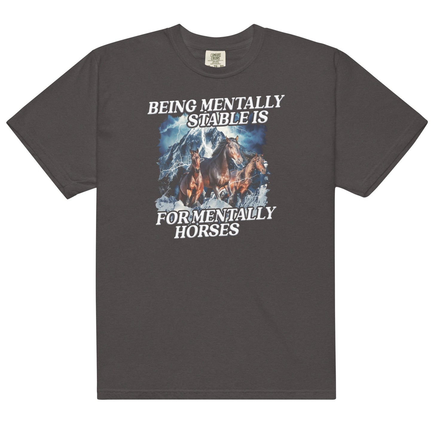 Mentally Horse Unisex t-shirt
