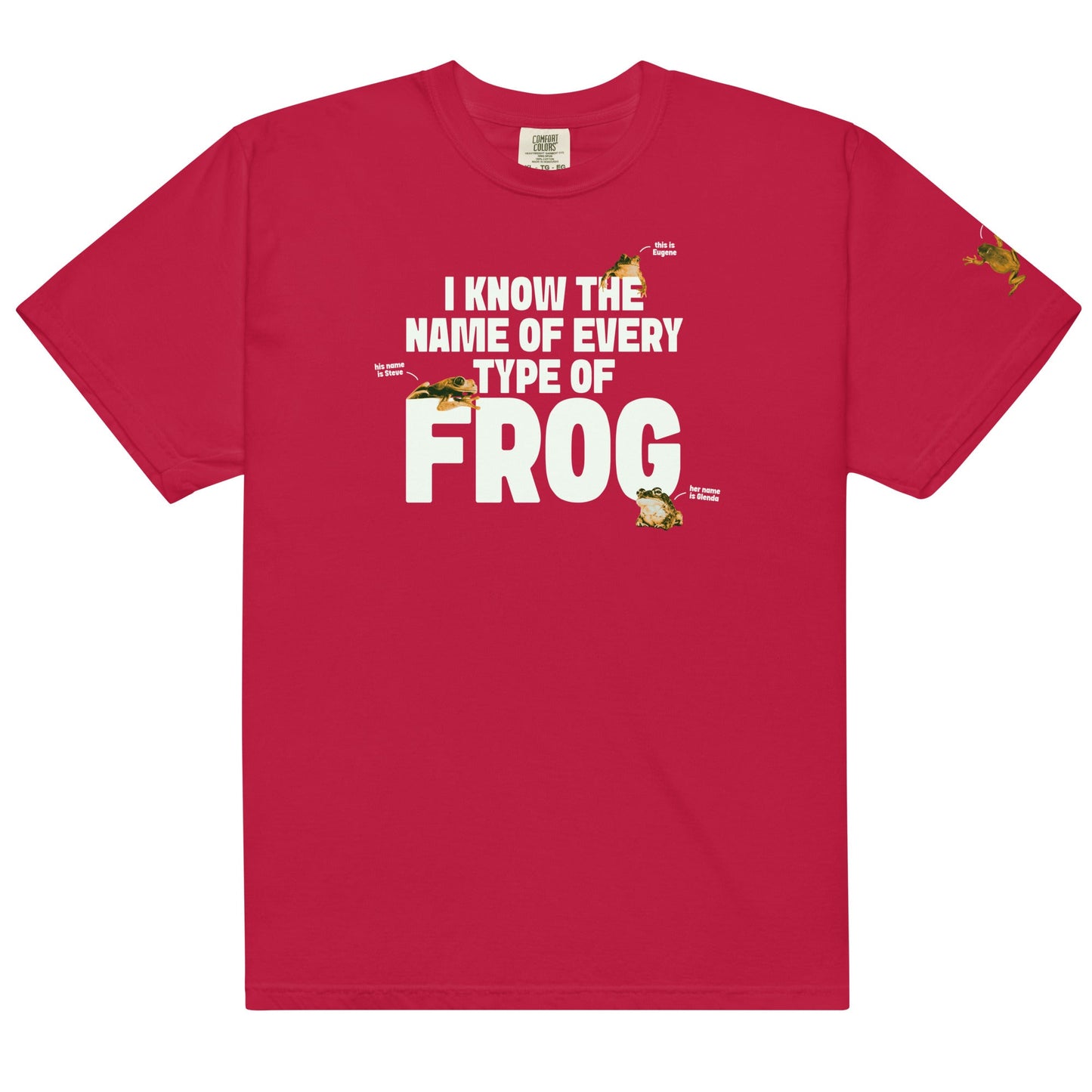 Name of Every Type of Frog Unisex t-shirt (Exclusive)