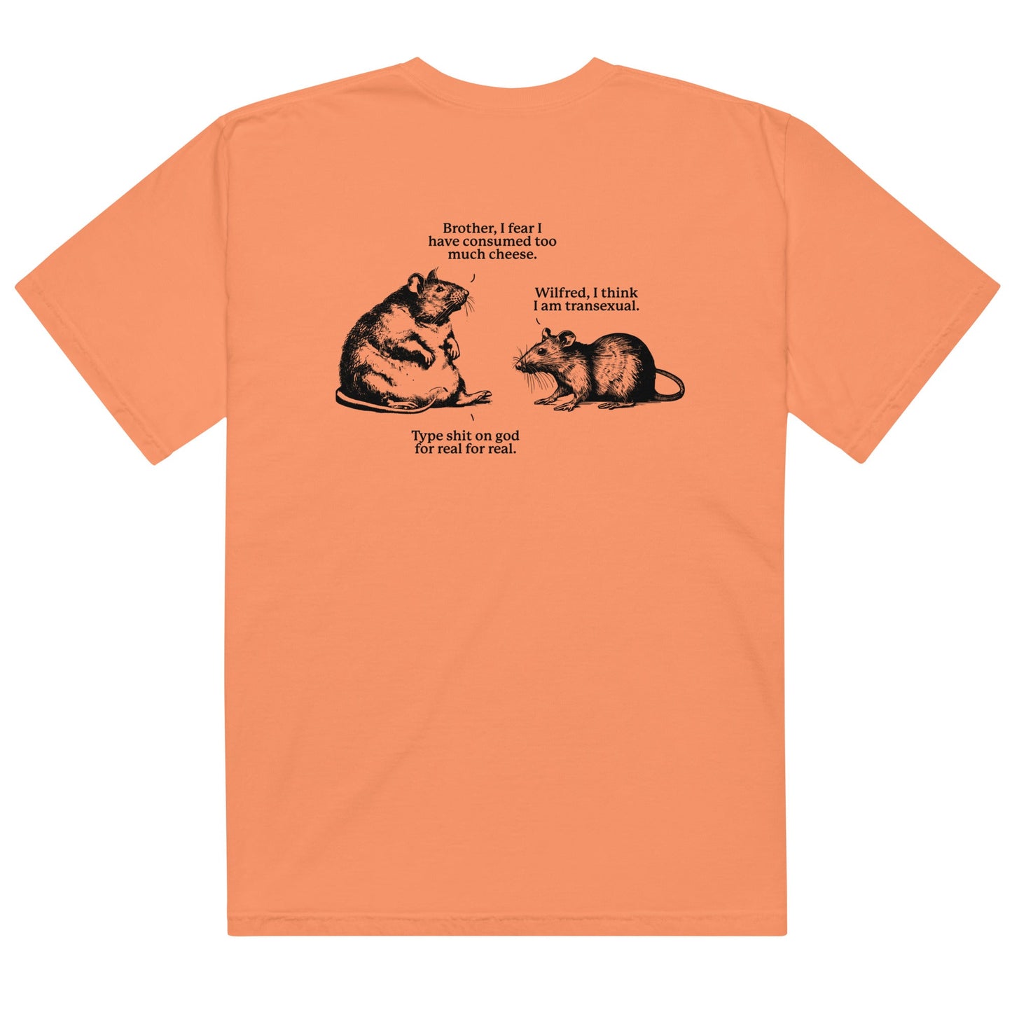 Wilfred and his Brother (Front & Back) Unisex t-shirt