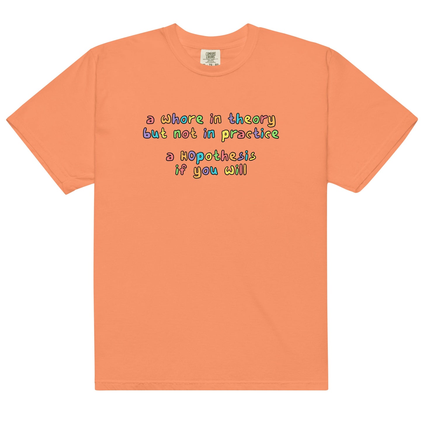 A Whore in Theory Unisex t-shirt