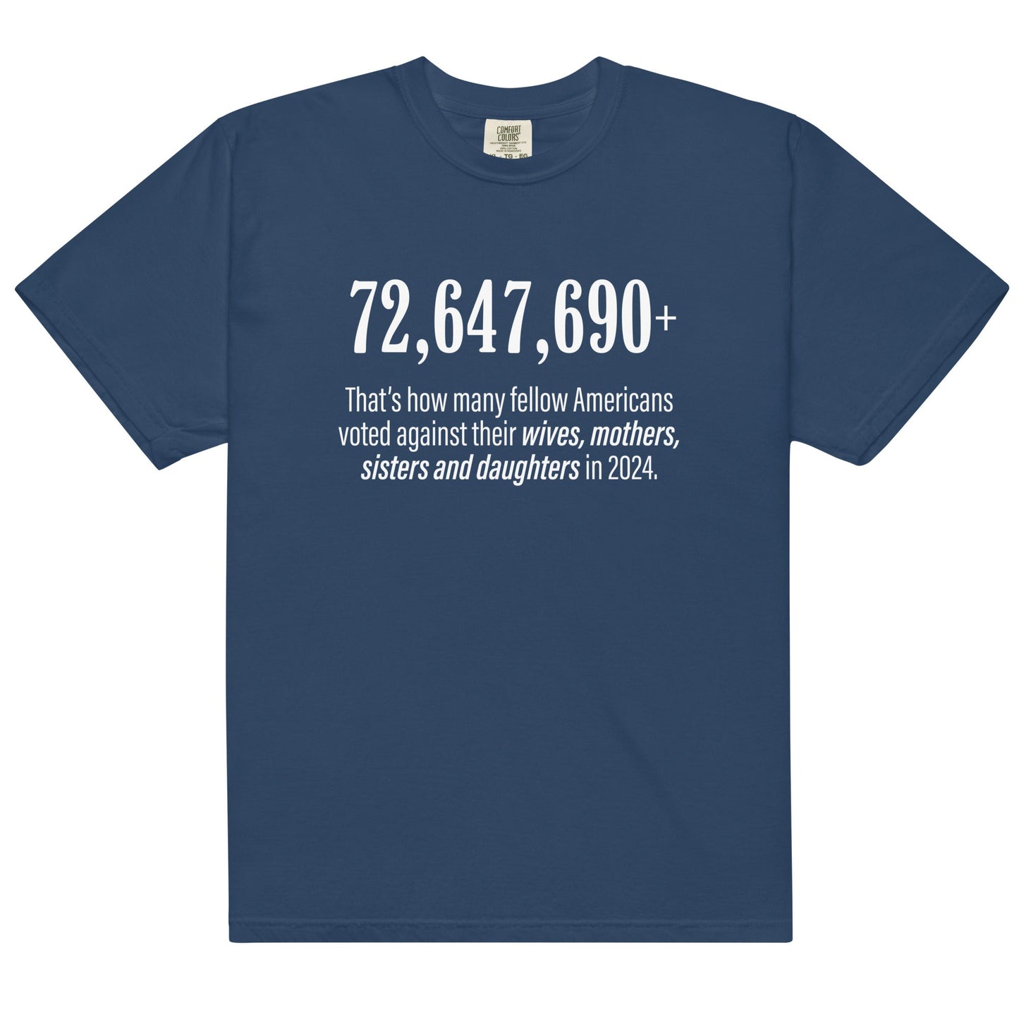 72,647,690+ Americans (front only) Unisex t-shirt