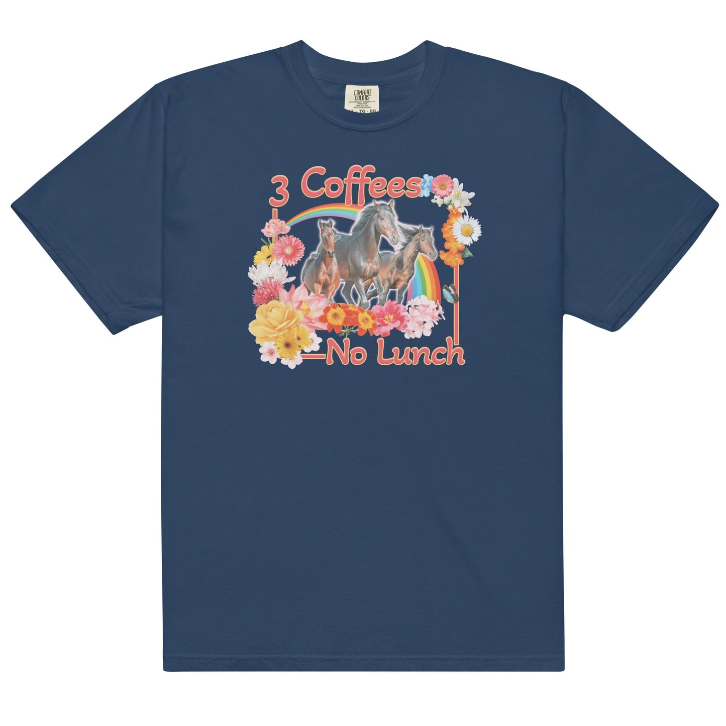 3 Coffees No Lunch Unisex t-shirt