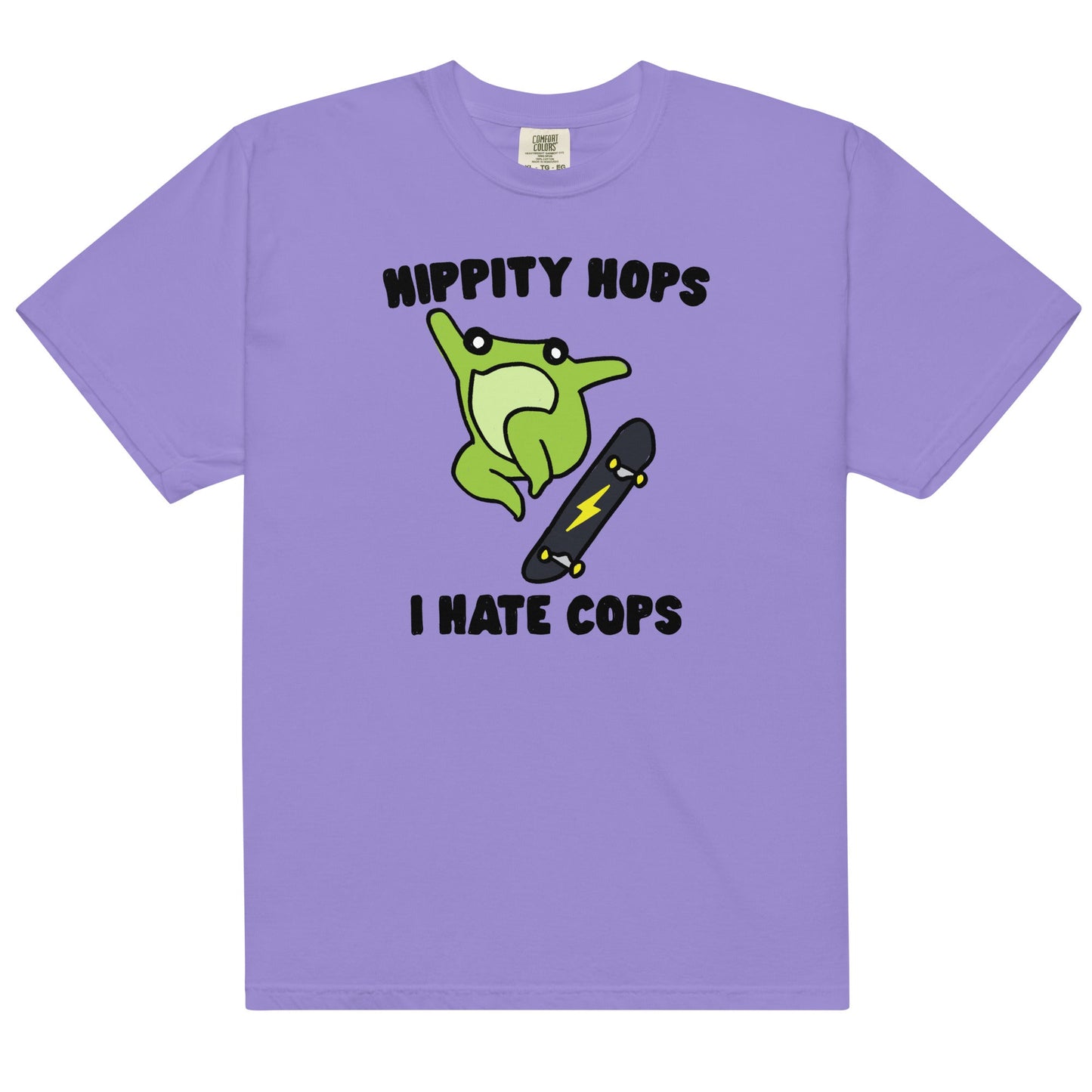 Hippity Hops I Hate Cops Unisex t-shirt