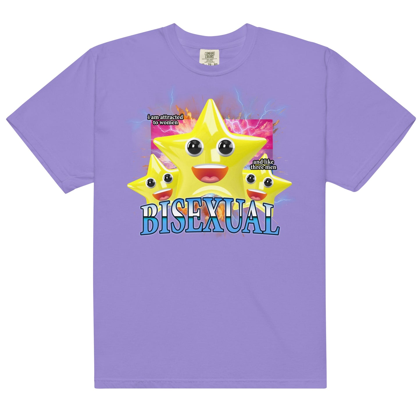 Hardcore Bisexual Unisex t-shirt