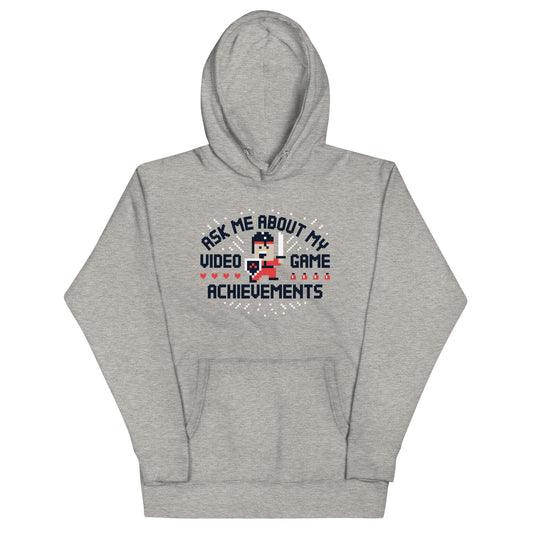 Ask Me About My Video Game Achievements Unisex Hoodie