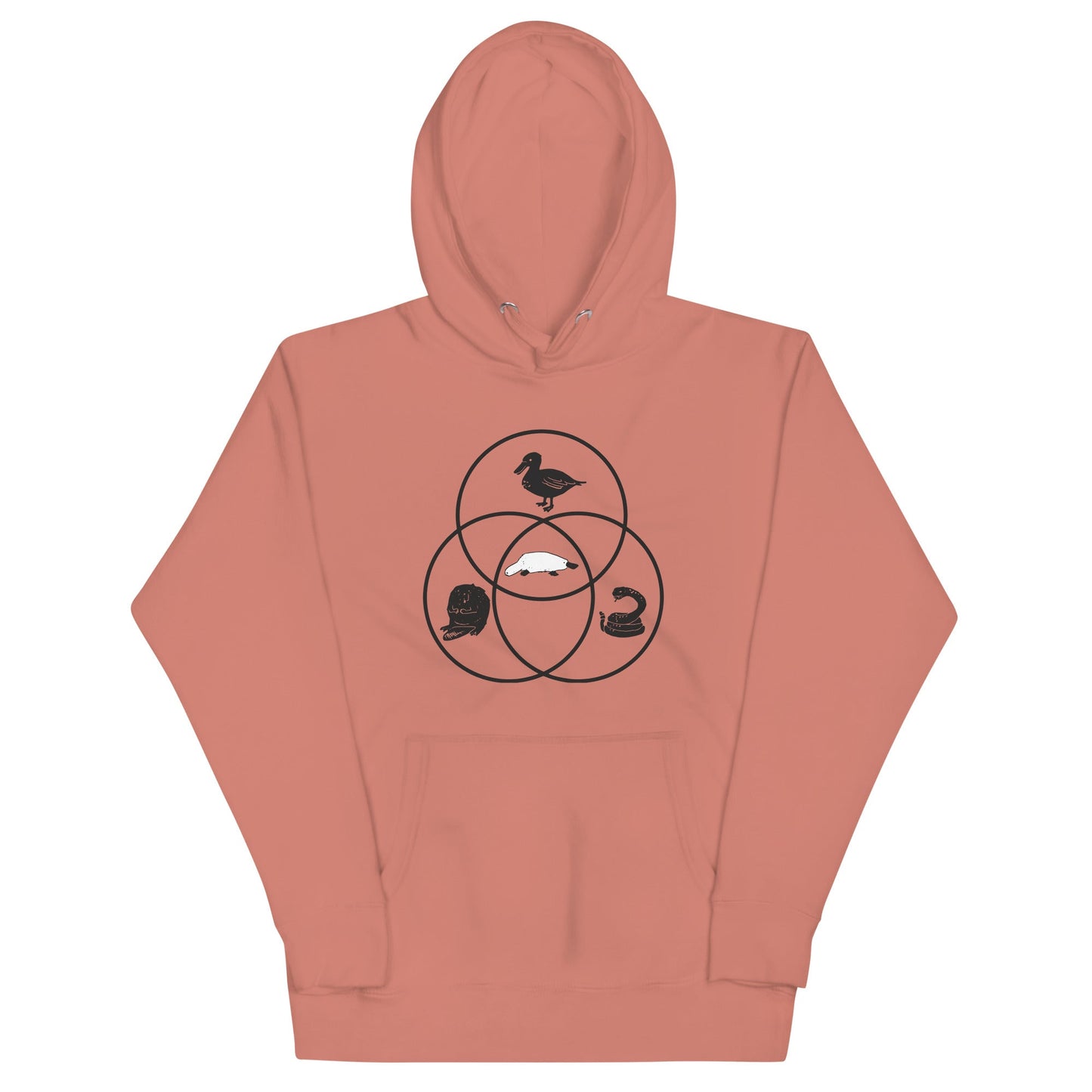 Platypus Venn Diagram Unisex Hoodie
