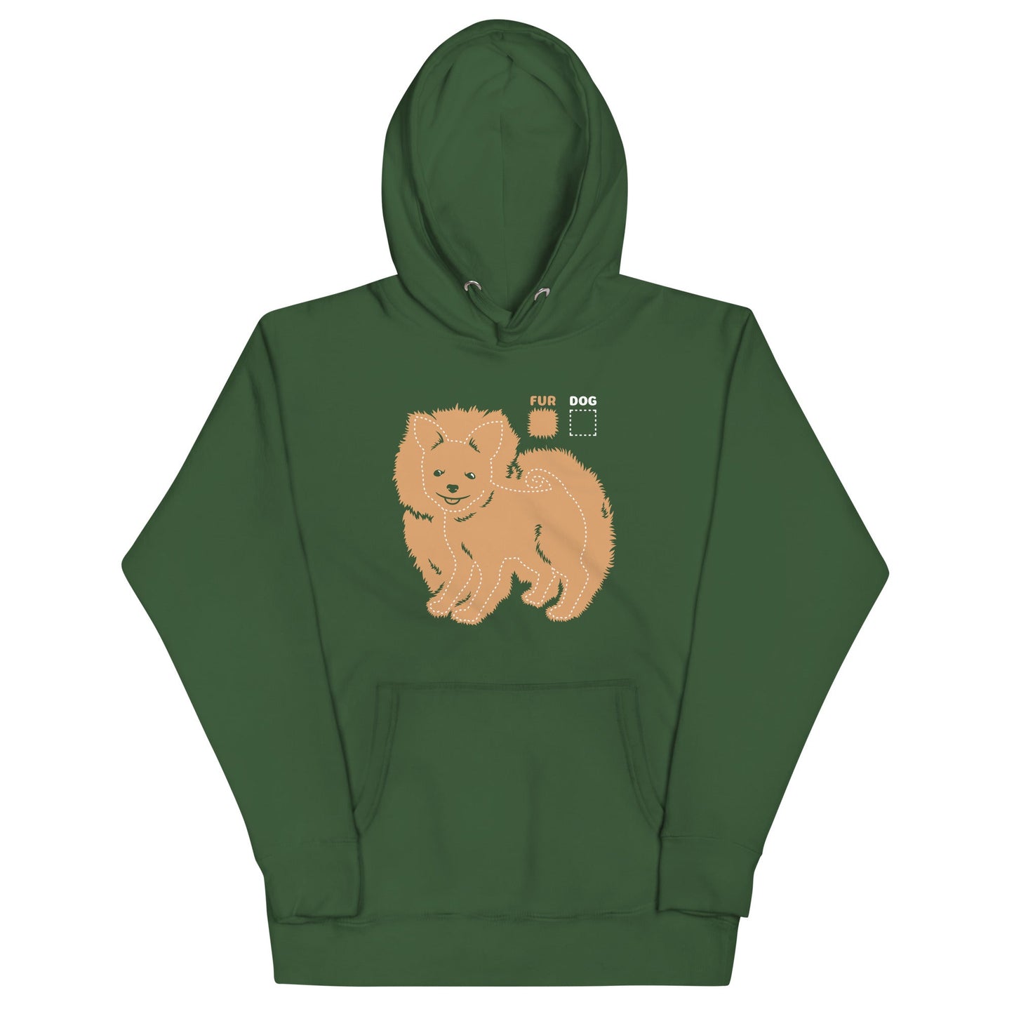 Dog vs Fur Pomeranian Unisex Hoodie
