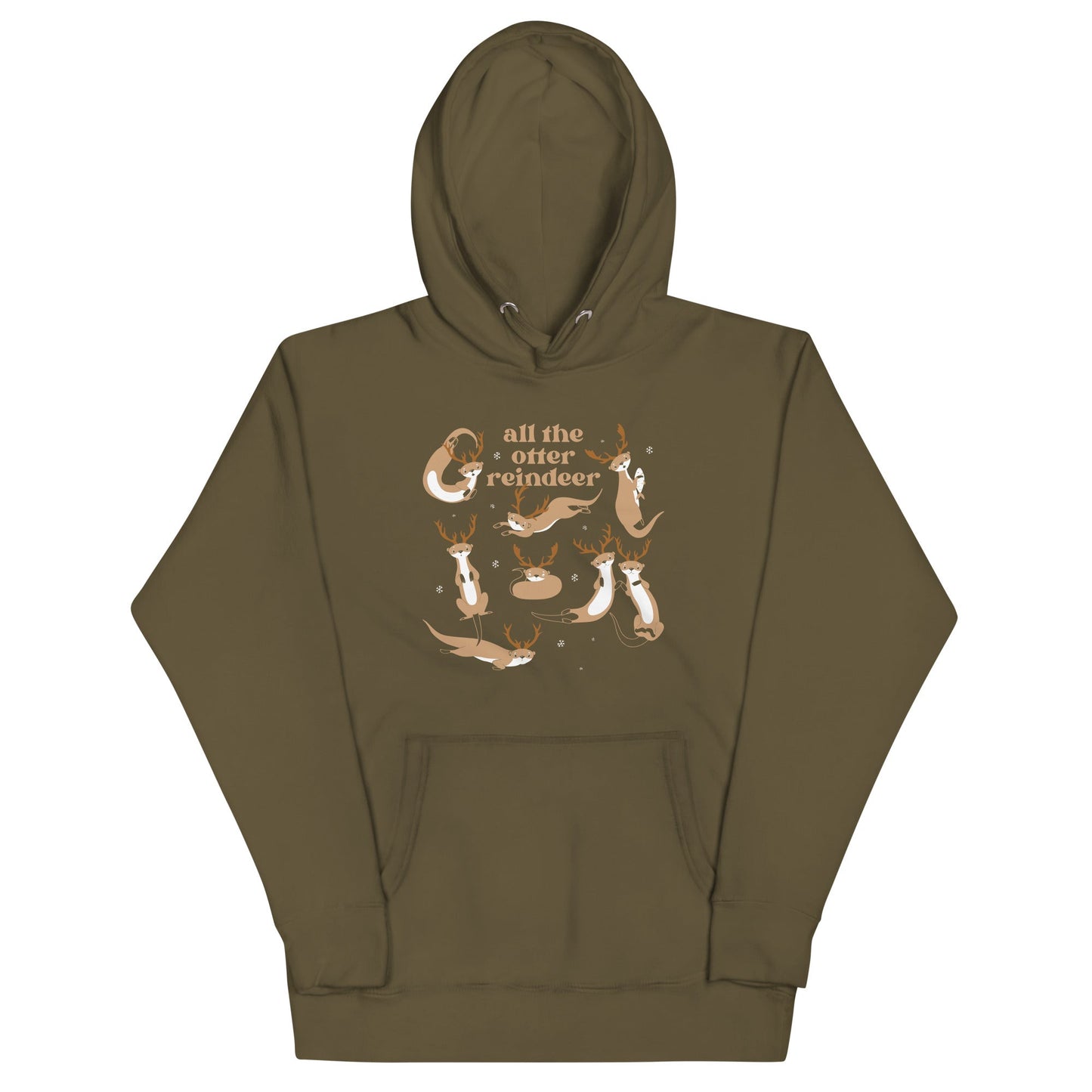 All The Otter Reindeer Unisex Hoodie
