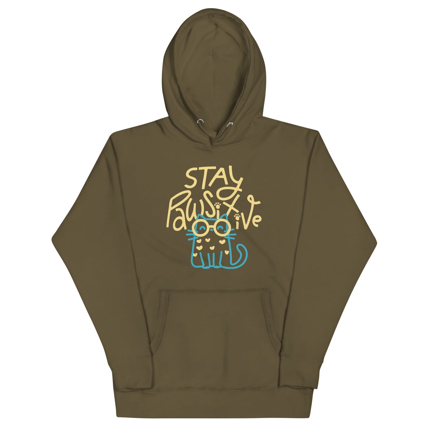 Stay Pawsitive Unisex Hoodie