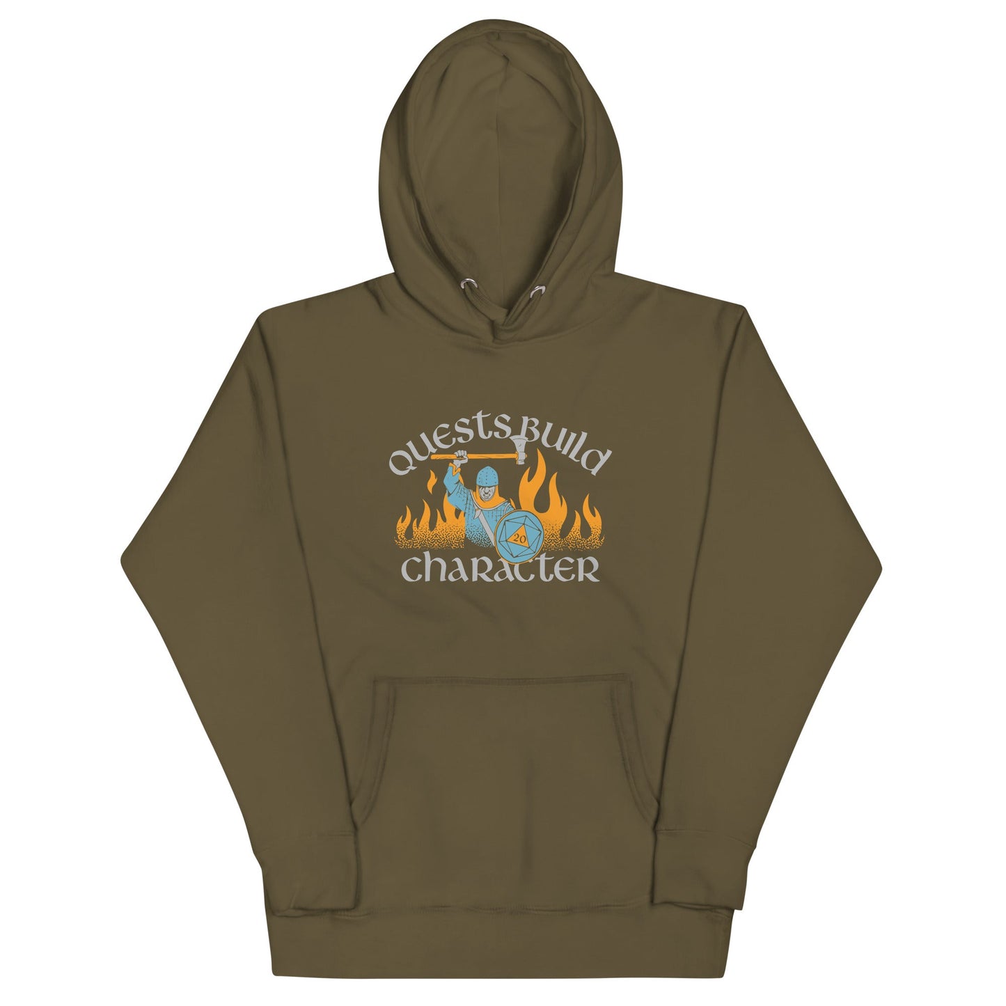 Quests Build Character Unisex Hoodie