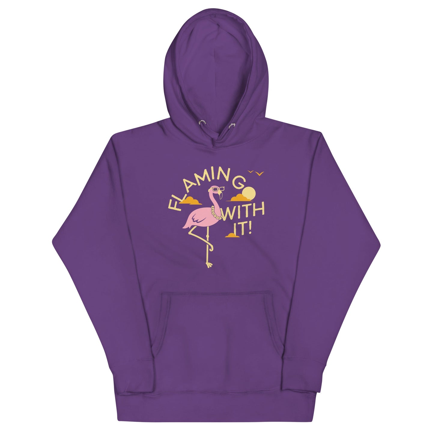 Flamingo With It Unisex Hoodie