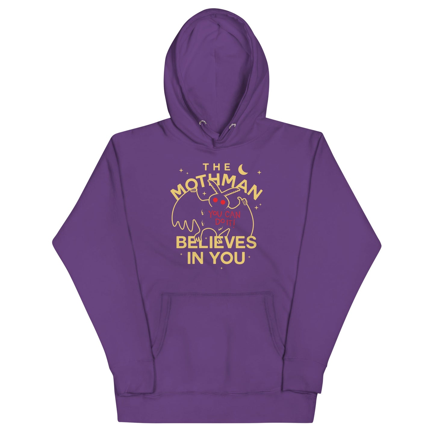 The Mothman Believes In You Unisex Hoodie