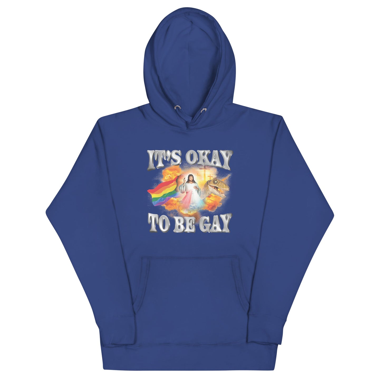 It's Okay to be Gay (Jesus) Unisex Hoodie