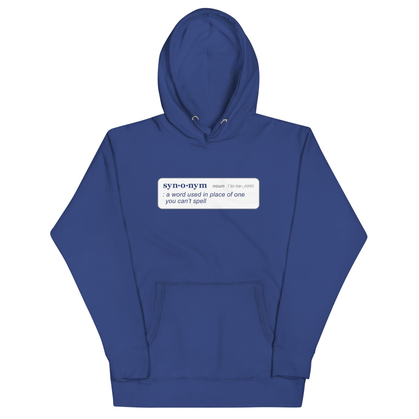 Synonym Definition Unisex Hoodie