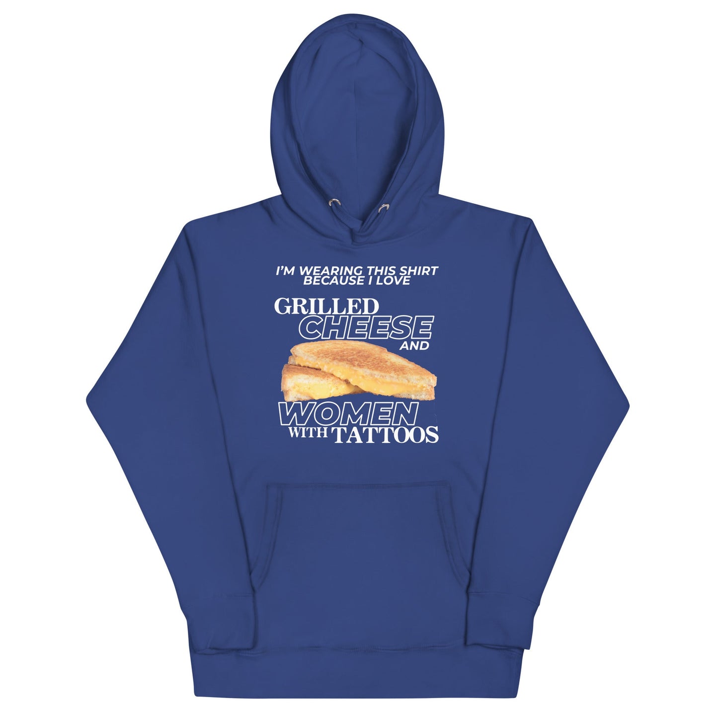 I Love Grilled Cheese & Women With Tattoos Unisex Hoodie