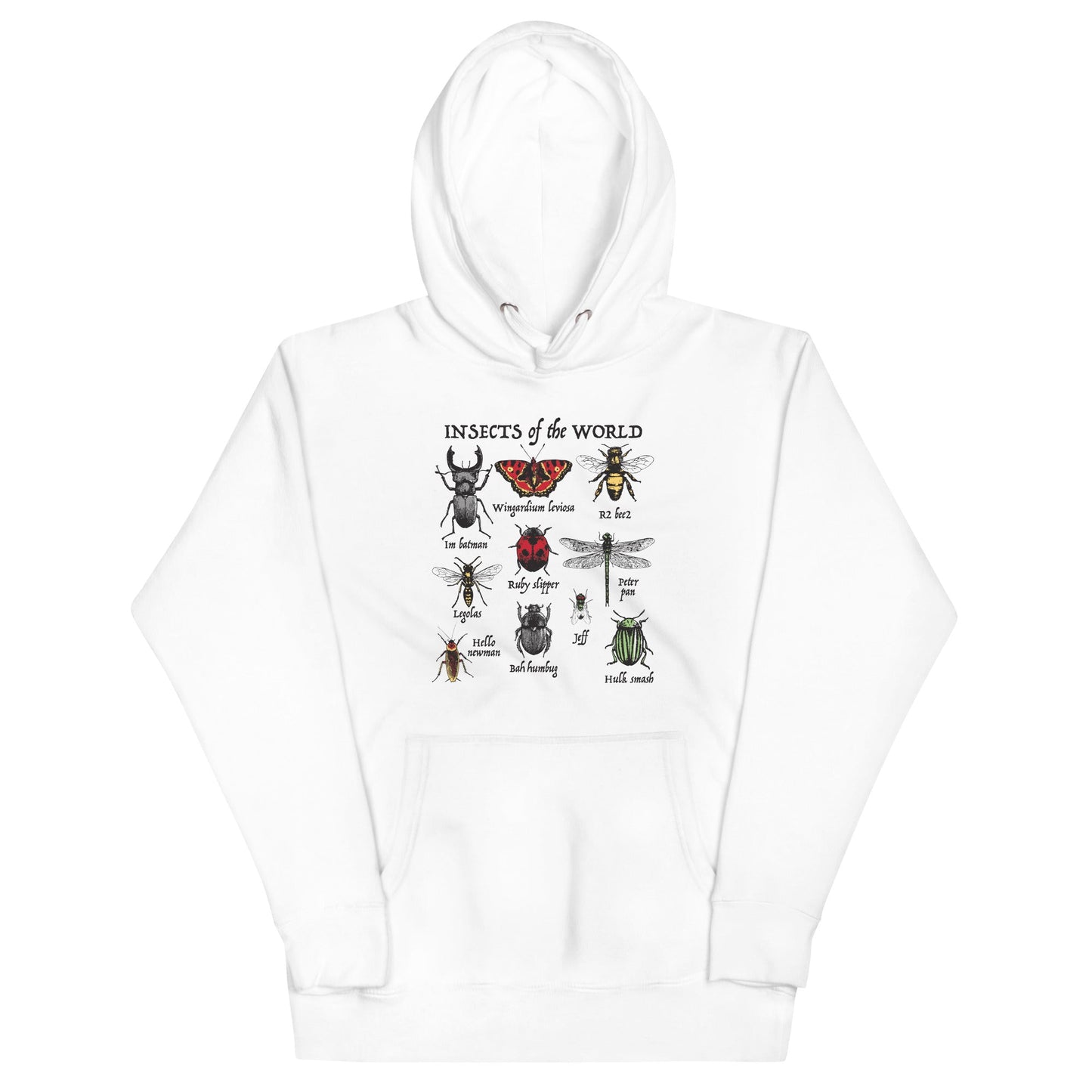 Insects Of The World Unisex Hoodie