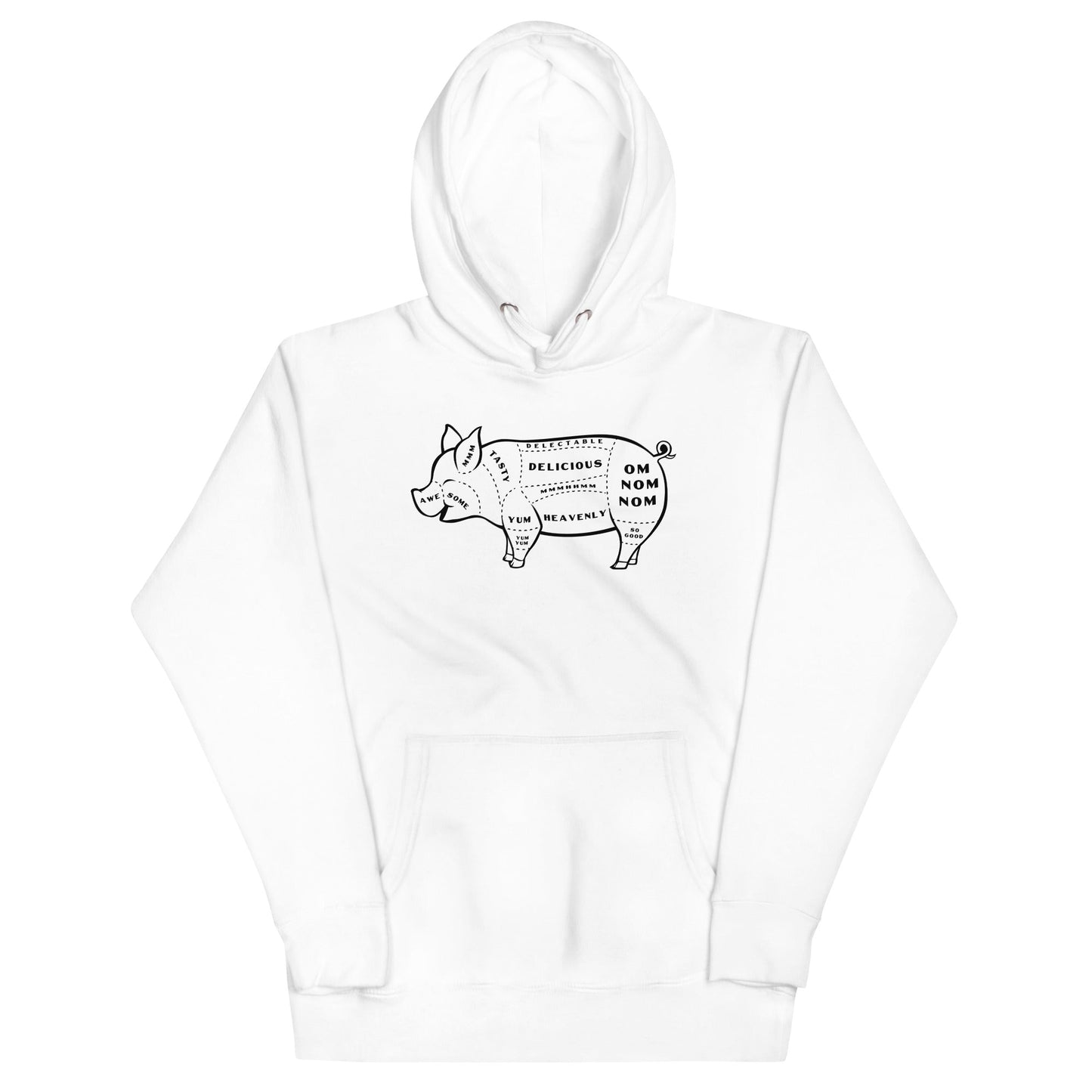 Tasty Pig Cuts Unisex Hoodie