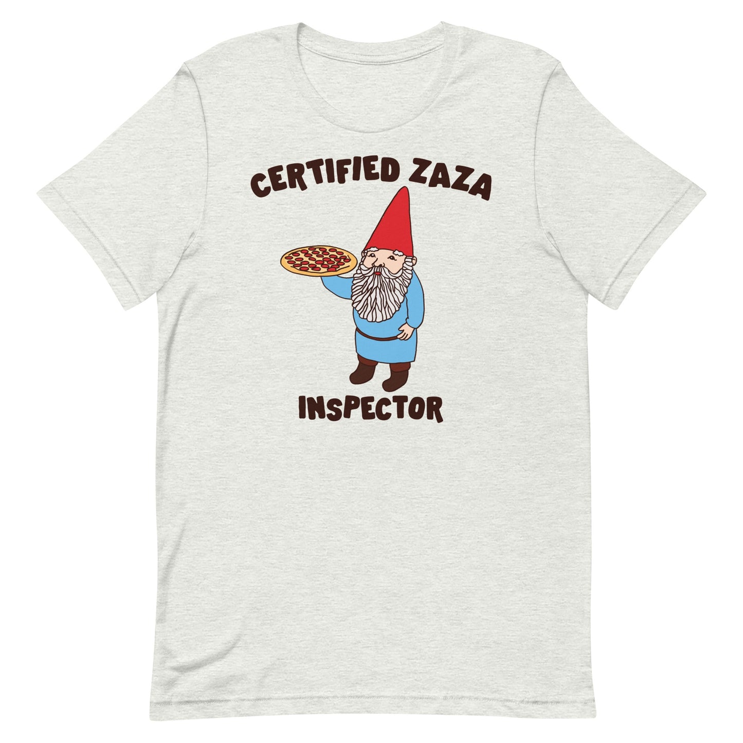 Certified Zaza Inspector (Gnome) Unisex t-shirt