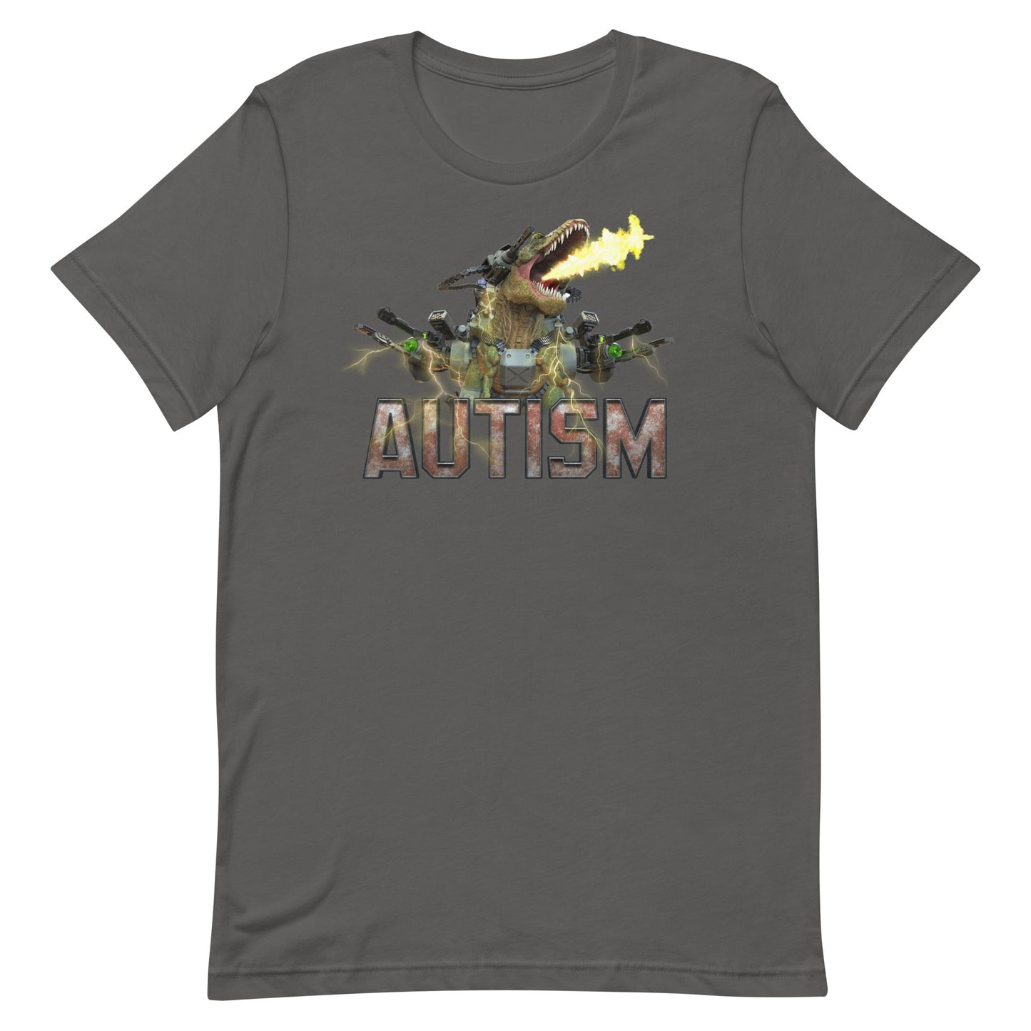 Autism Dinosaur Mech Unisex t-shirt
