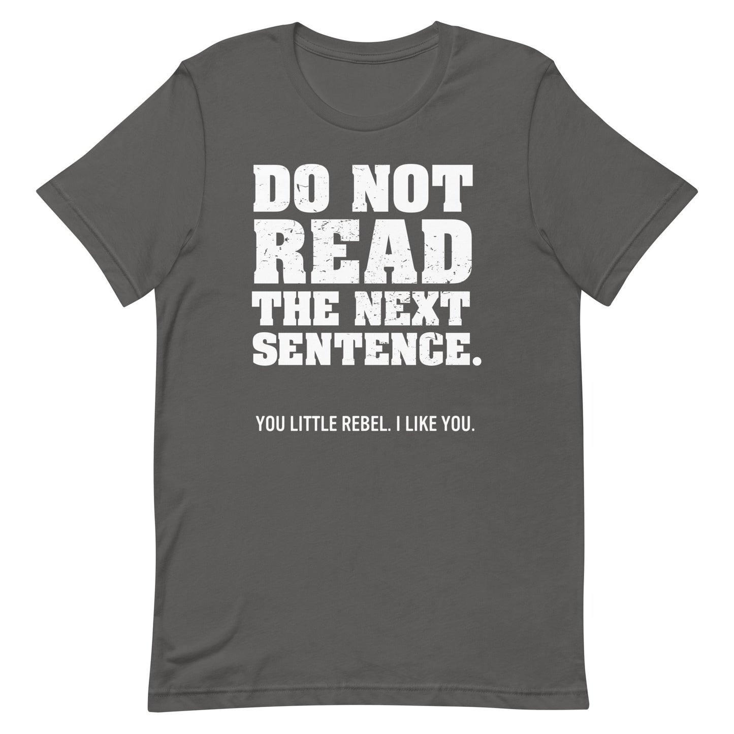 Do Not Read The Next Sentence. Men's Signature Tee