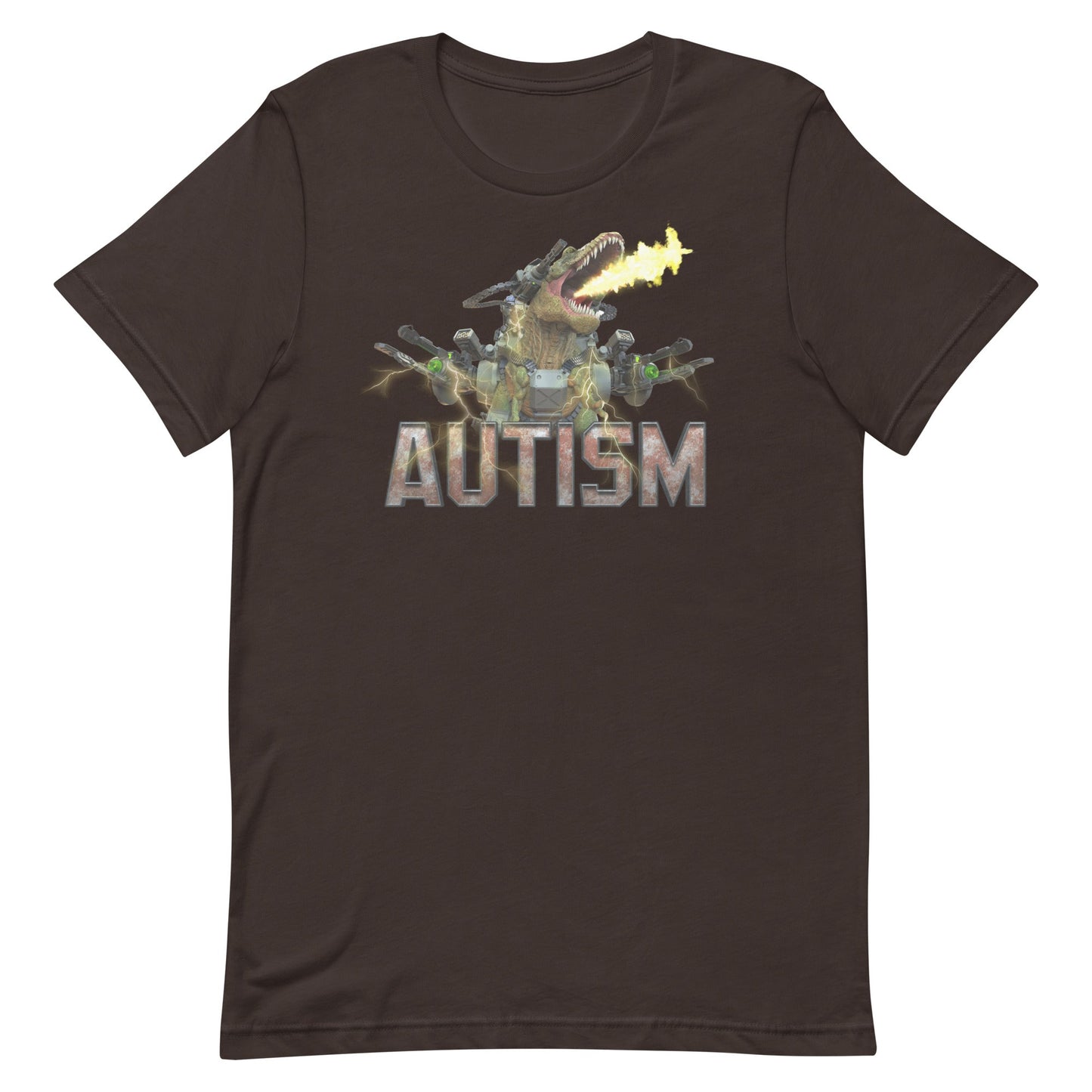 Autism Dinosaur Mech Unisex t-shirt