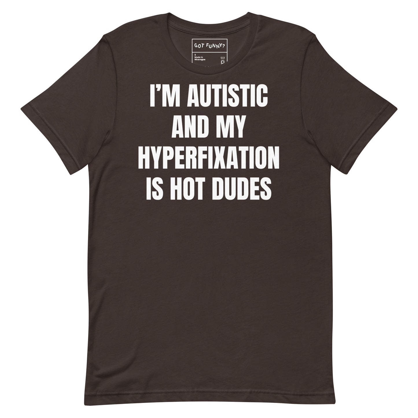 Autistic Hot Dudes Unisex t-shirt