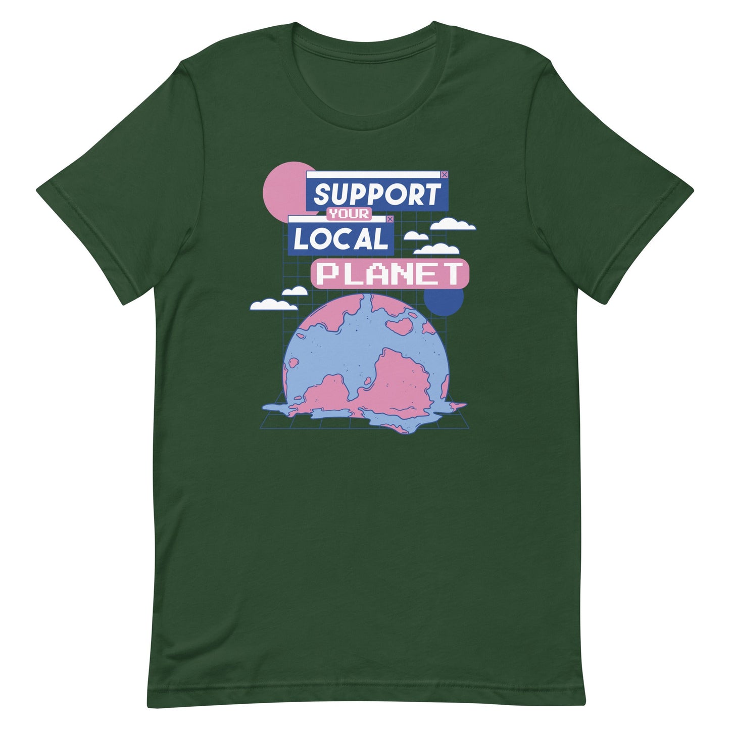 Support Your Local Planet Unisex t-shirt