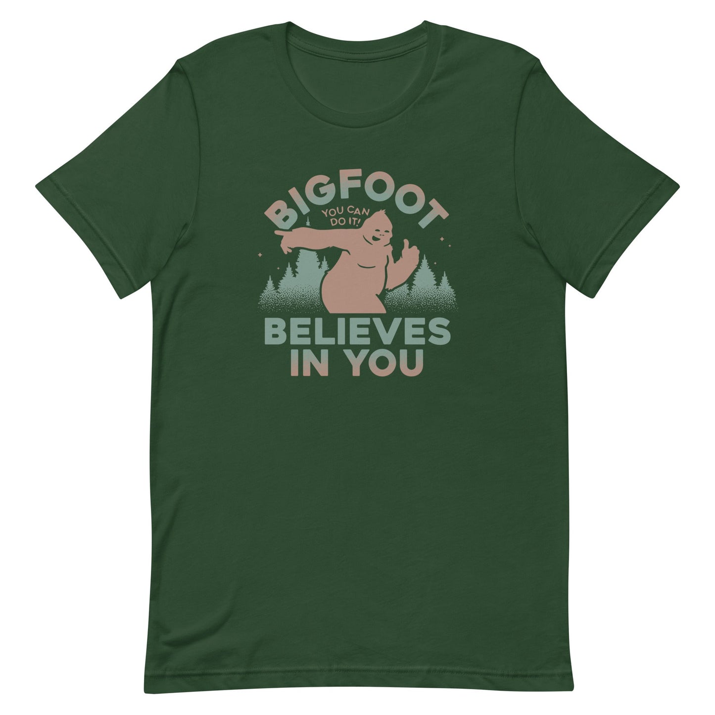Bigfoot Believes In You Men's Signature Tee