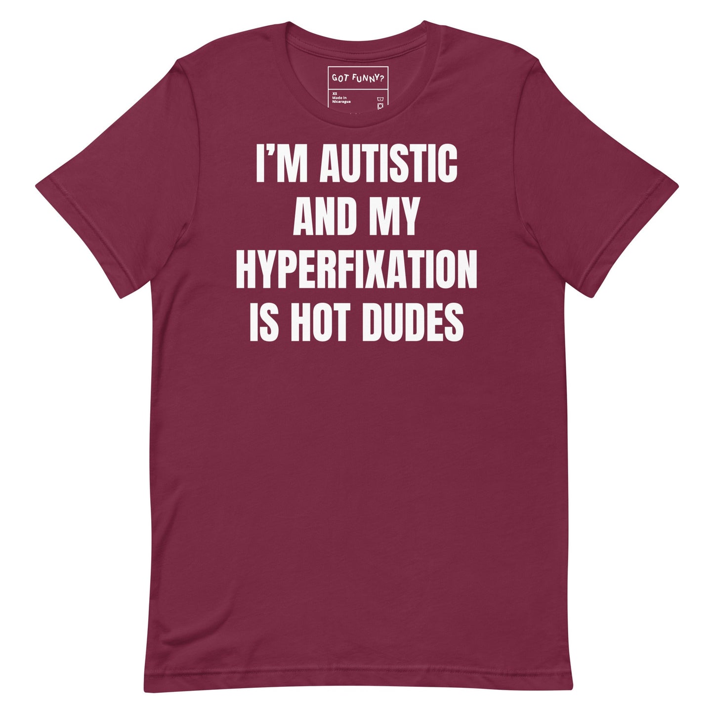 Autistic Hot Dudes Unisex t-shirt