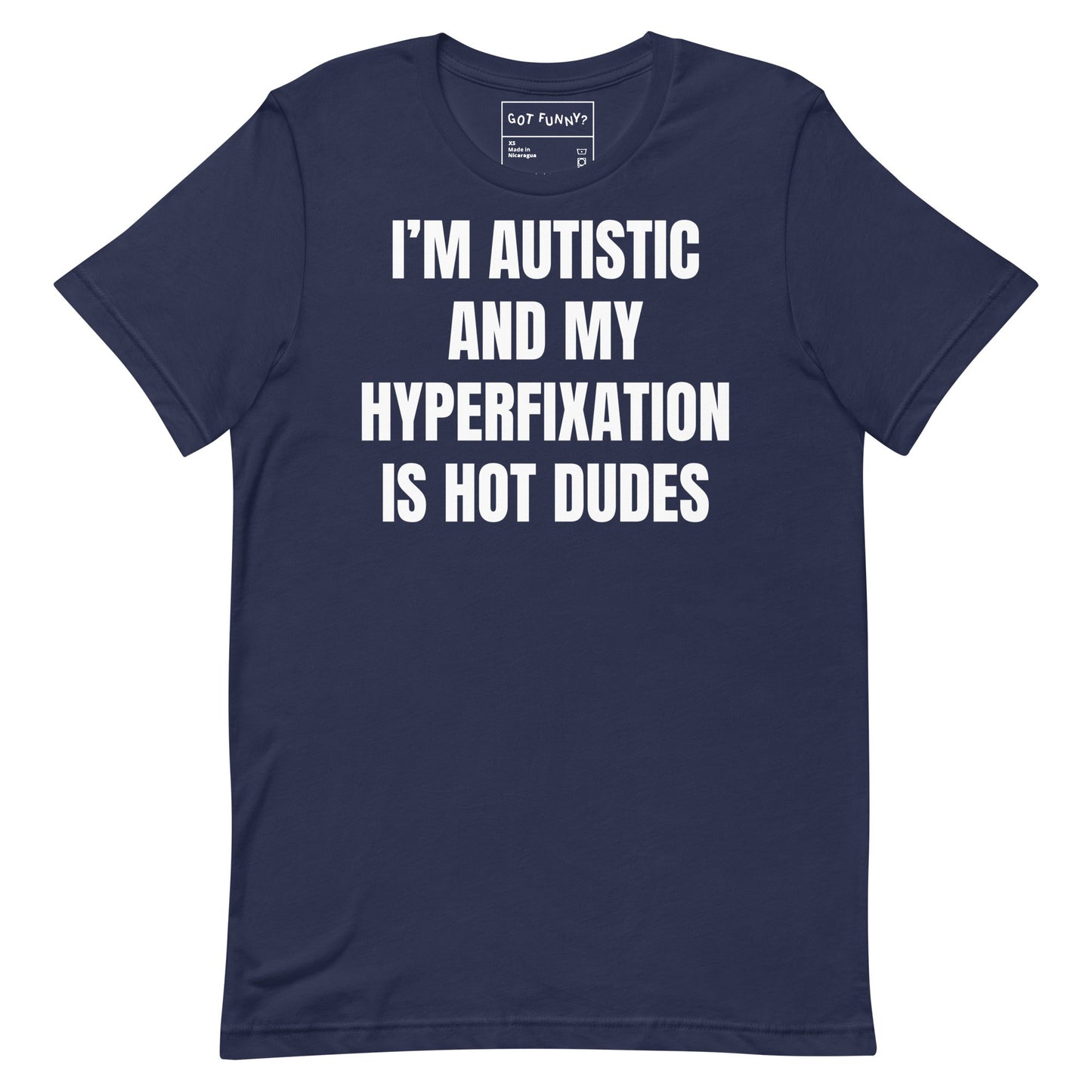 Autistic Hot Dudes Unisex t-shirt