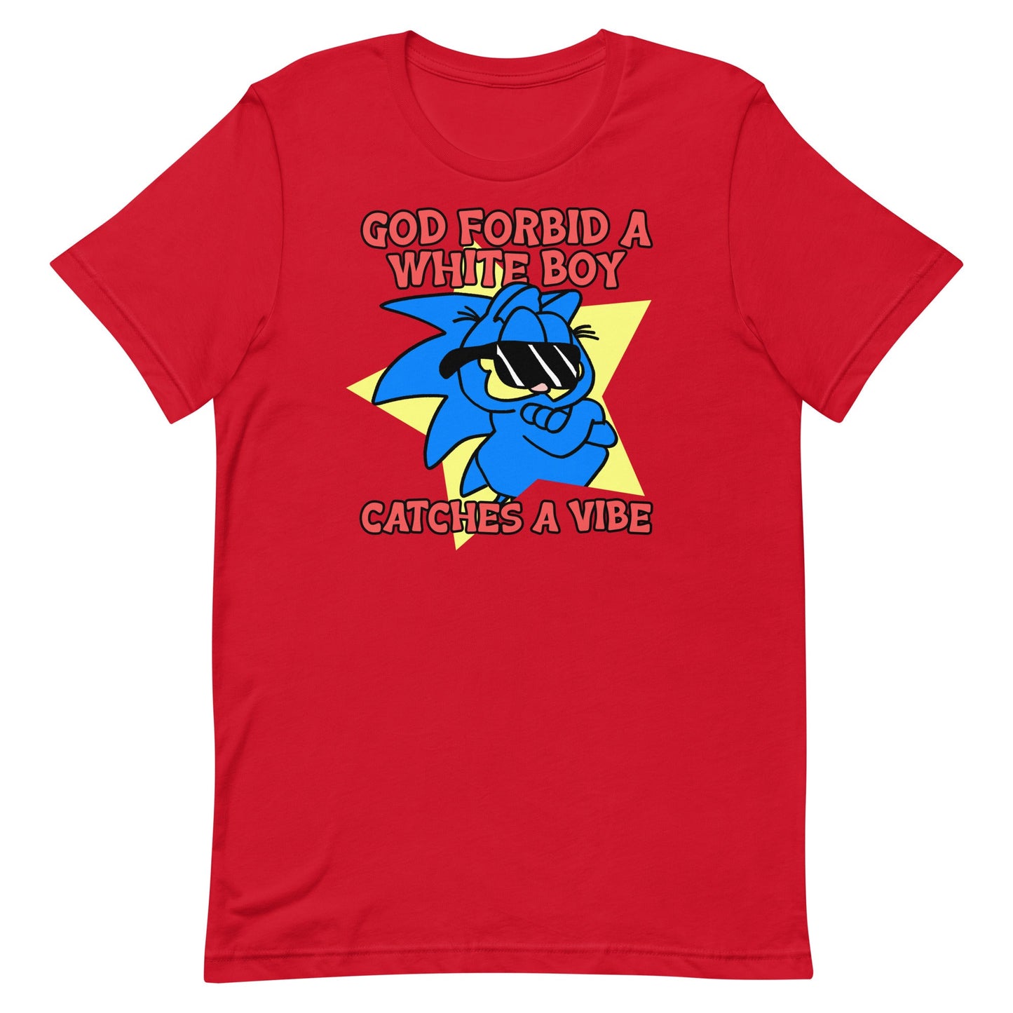 A White Boy Catches a Vibe Unisex t-shirt