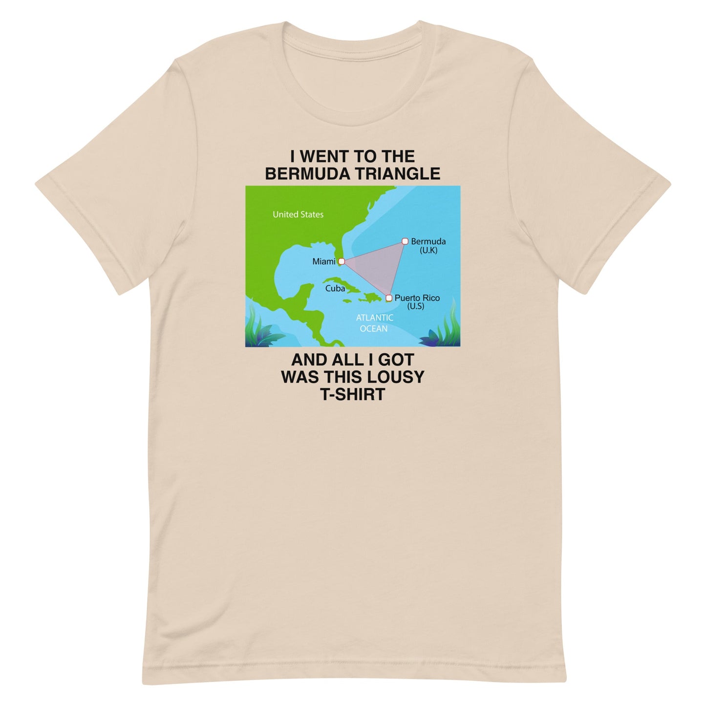 I Went to the Bermuda Triangle Unisex t-shirt