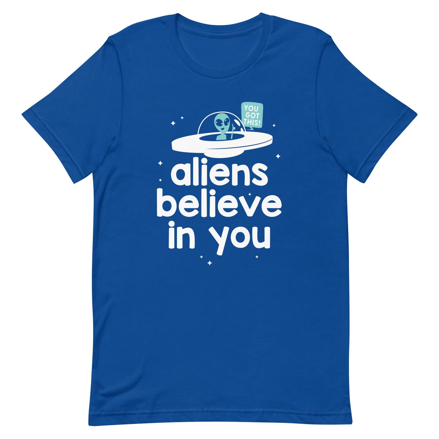 Aliens Believe In You Men's Signature Tee