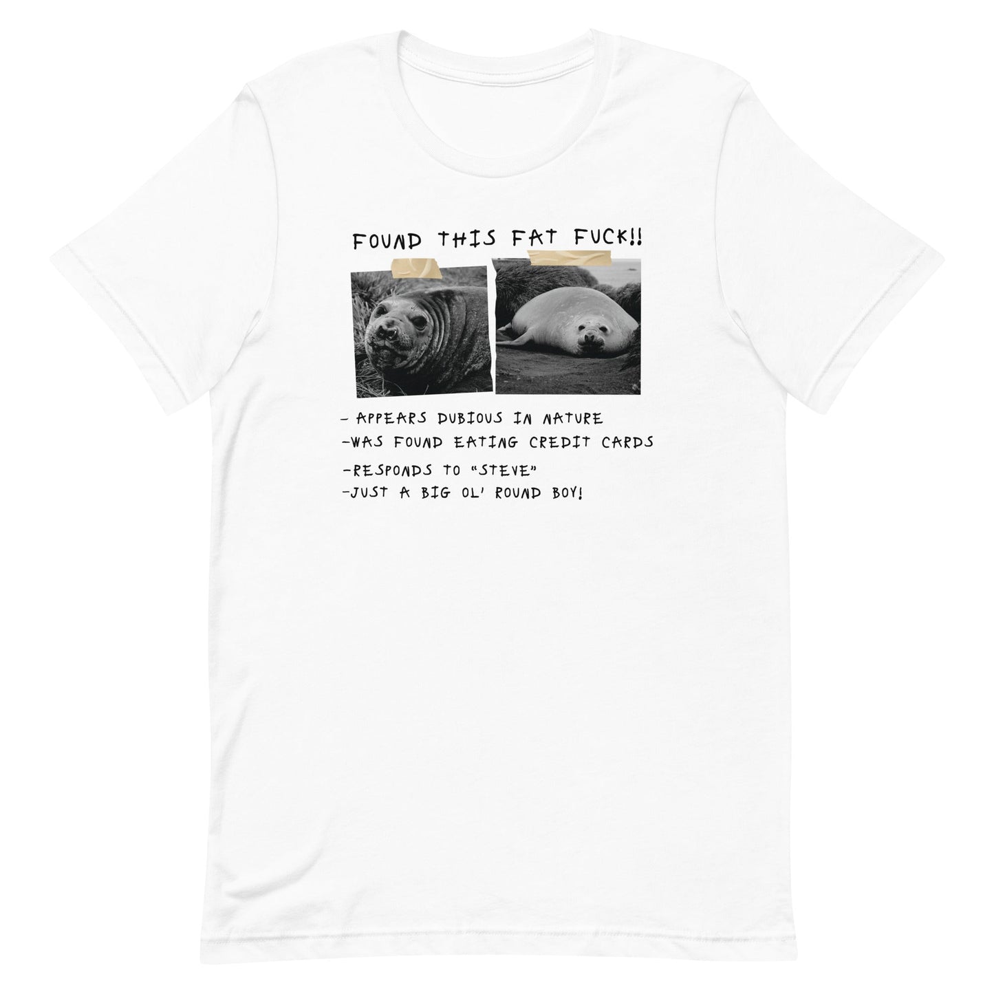 Found Seal Unisex t-shirt
