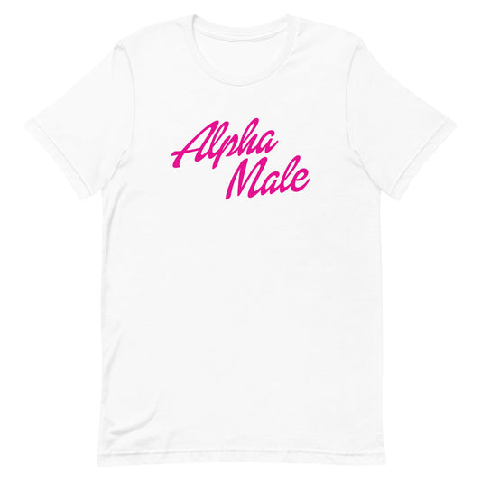 Alpha Male (Barbie Font) Unisex t-shirt