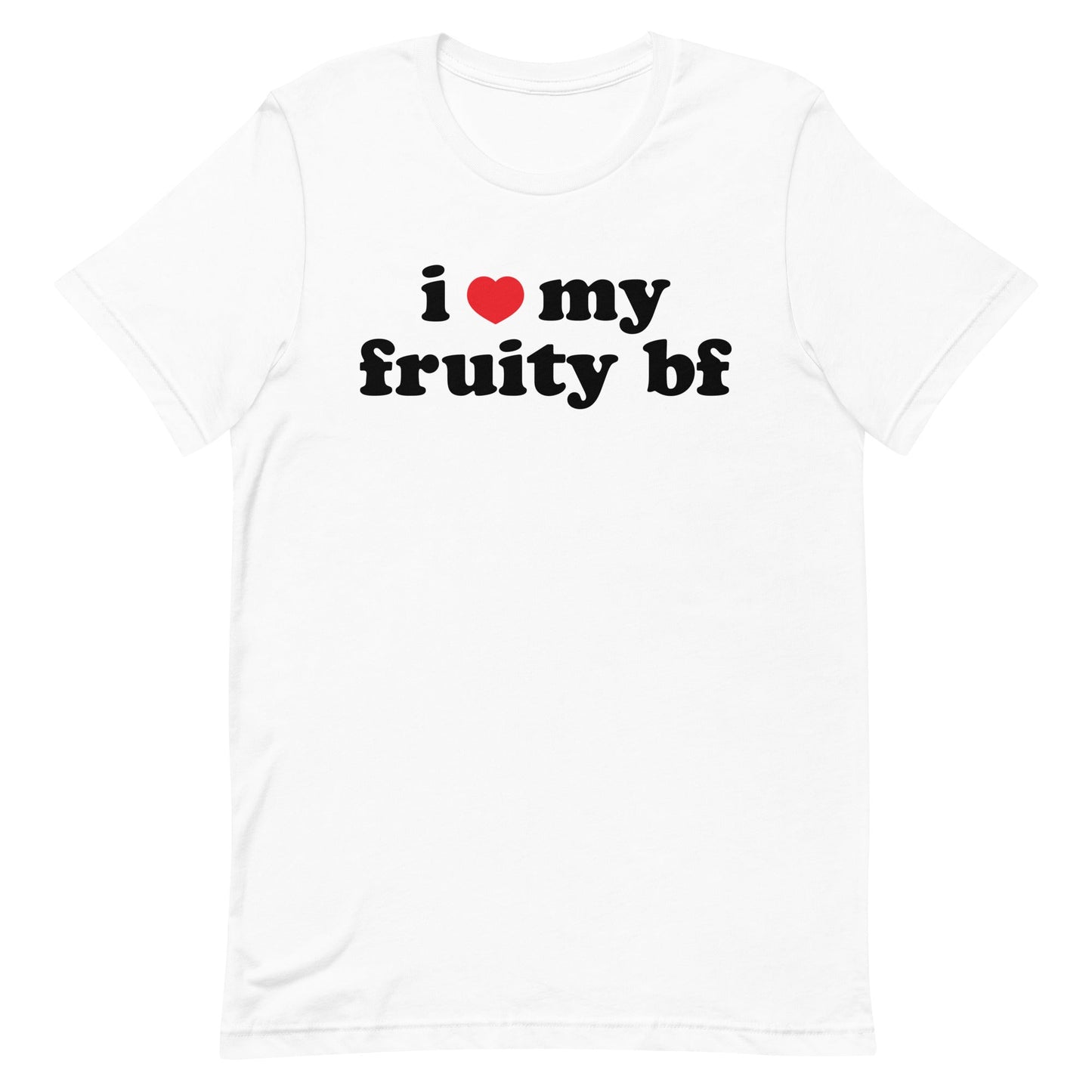 I Heart My Fruity Bf Unisex t-shirt
