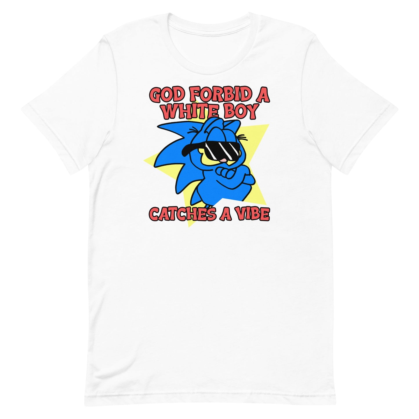 A White Boy Catches a Vibe Unisex t-shirt