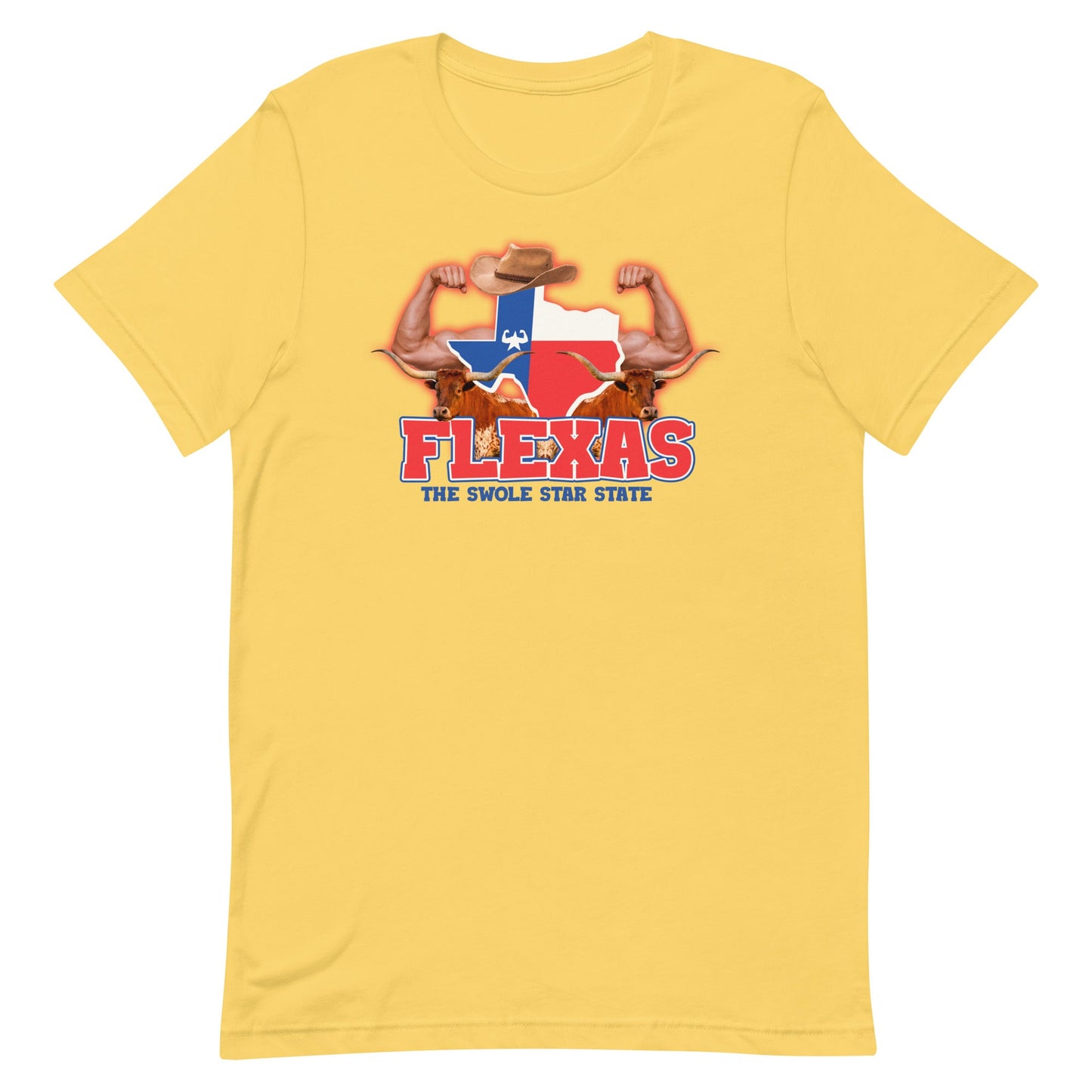 Flexas (The Swole Star State) Unisex t-shirt