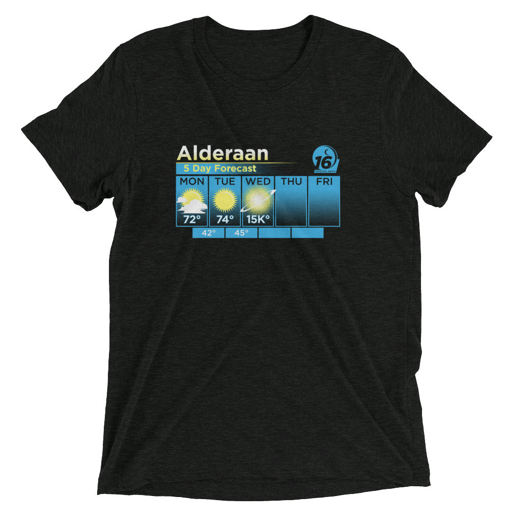 Alderaan 5 Day Forecast Men's Tri-Blend Tee
