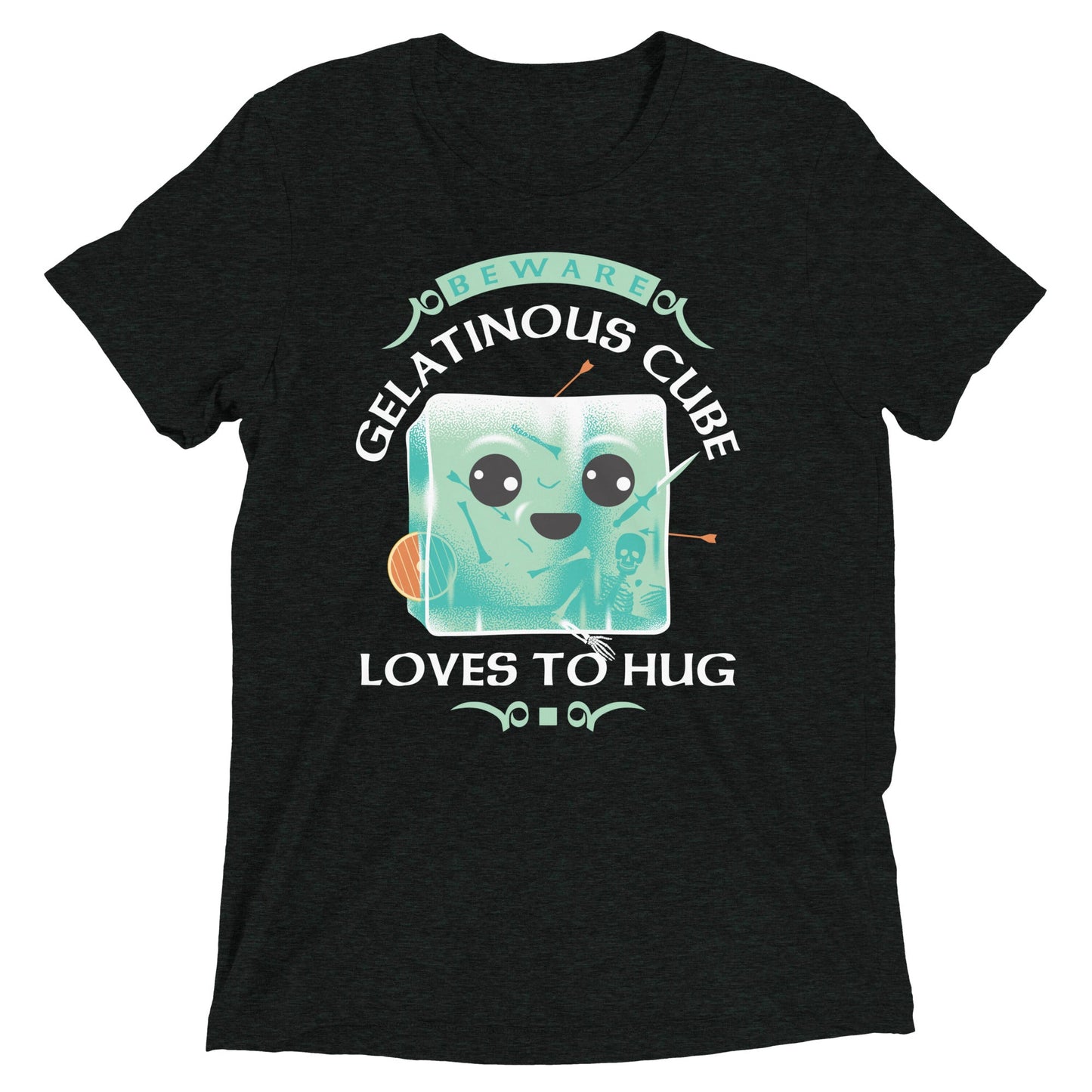 Gelatinous Cube Loves To Hug Men's Tri-Blend Tee
