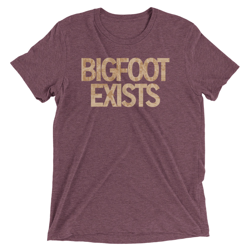 Bigfoot Exists Men's Tri-Blend Tee