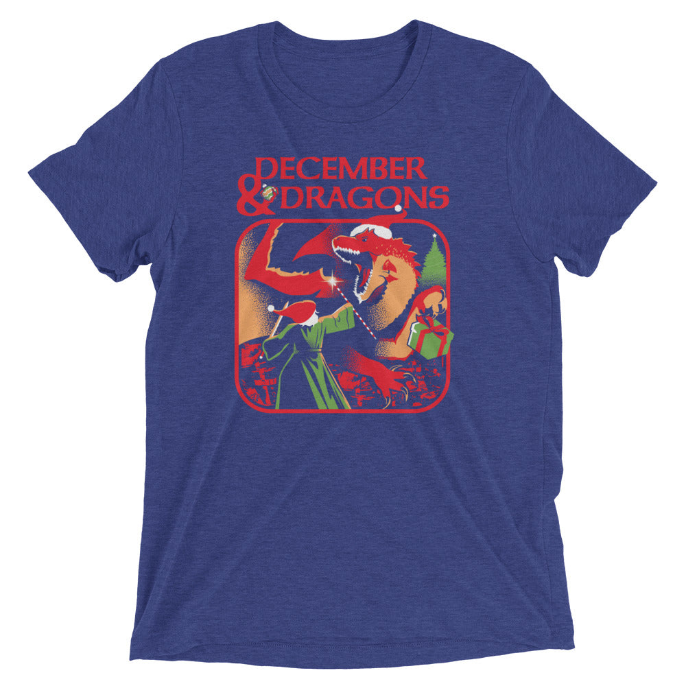 December & Dragons Men's Tri-Blend Tee