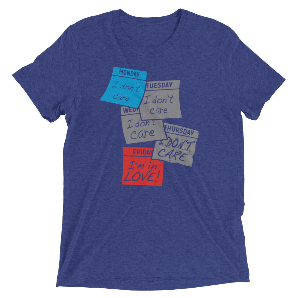 Friday I'm In Love Men's Tri-Blend Tee