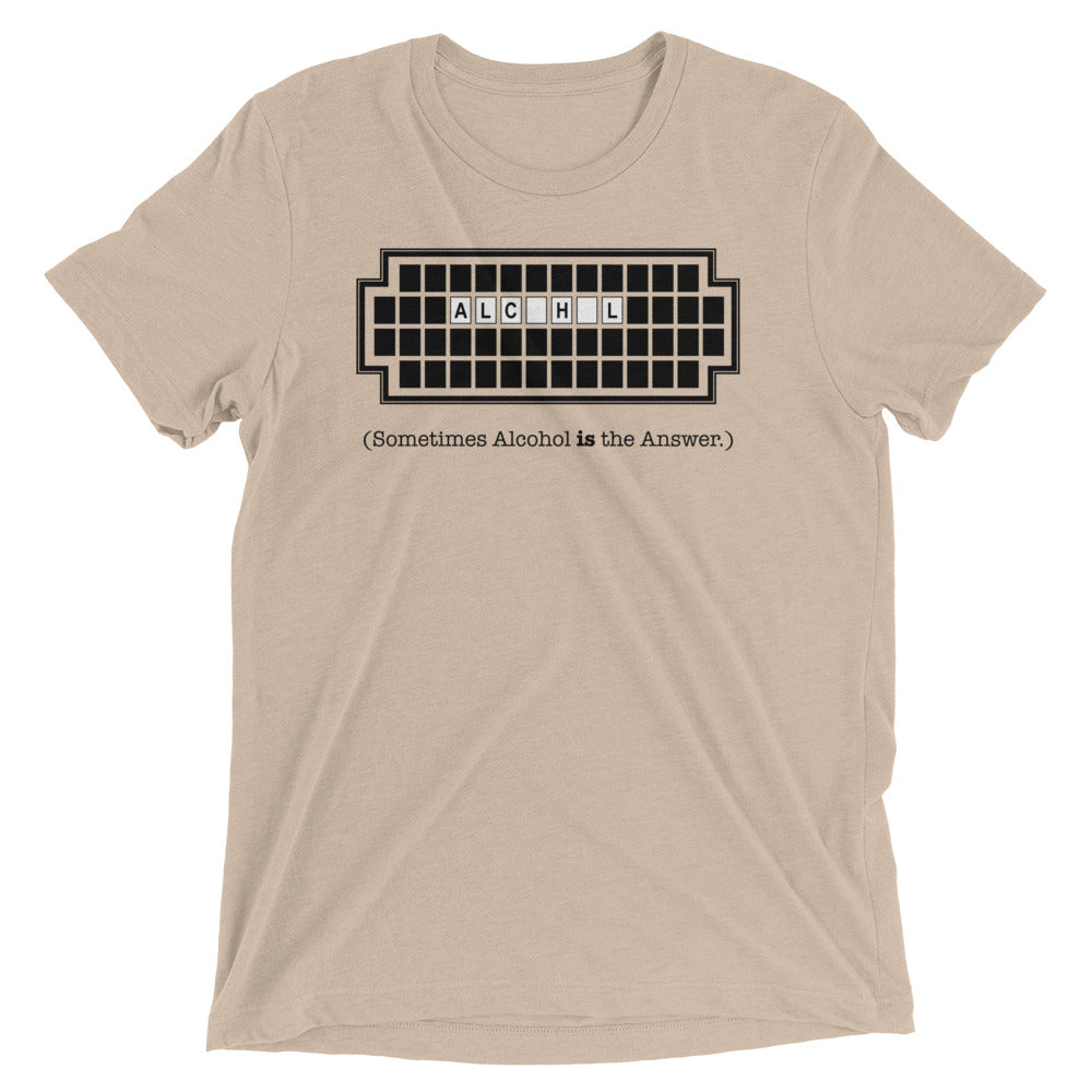 Alcohol Is The Answer Men's Tri-Blend Tee