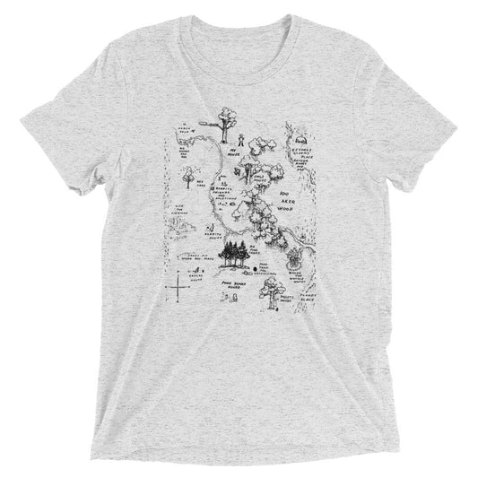 100 Acre Map Men's Tri-Blend Tee