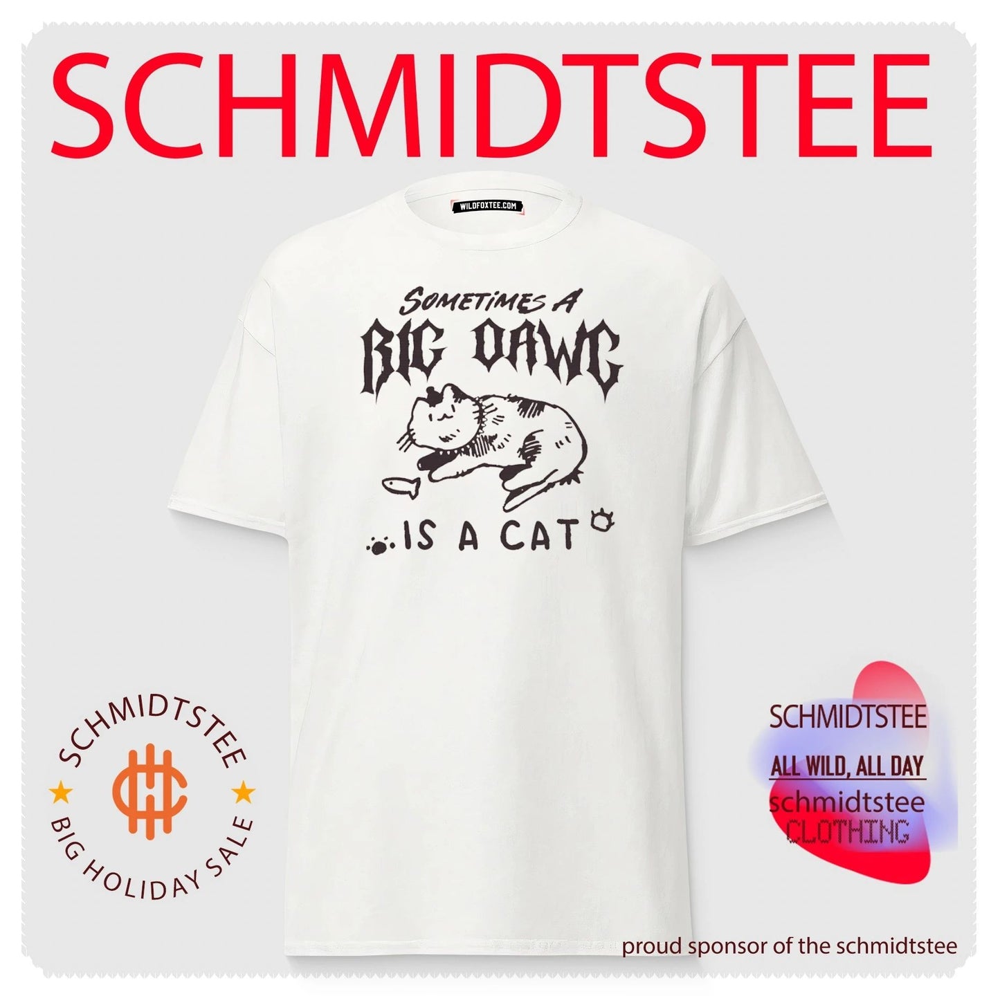 Sometimes a Big Dawg Is a Cat cute kitten shirt